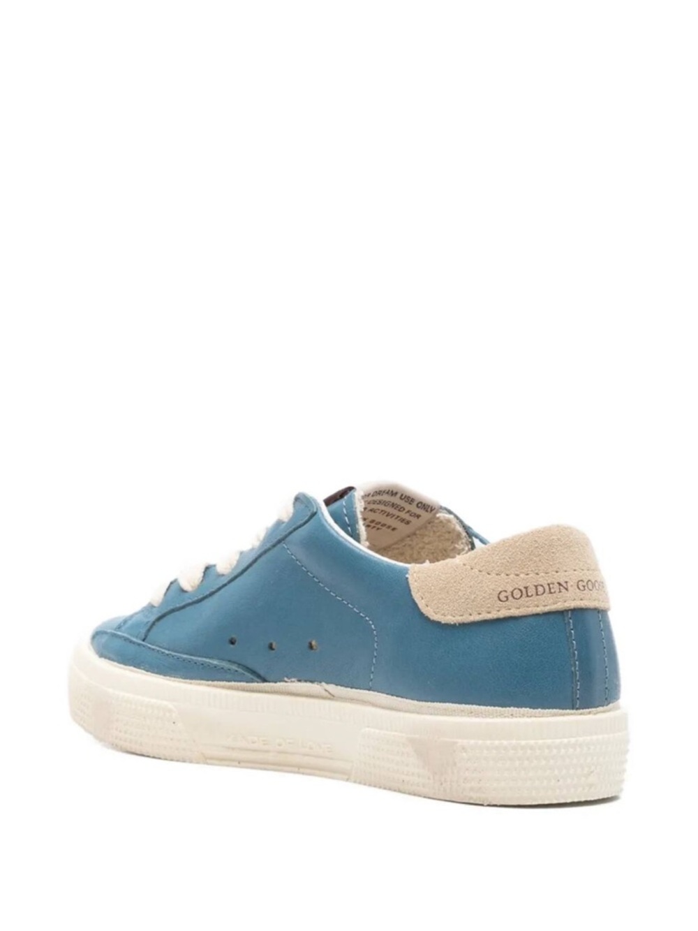 GOLDEN GOOSE May Blue Leather Sneakers BRAND NEW - Picture 6 of 7